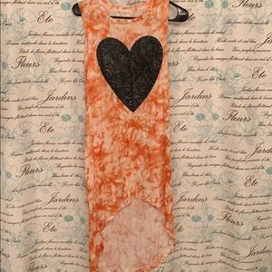 Glitter Heart Long shirt